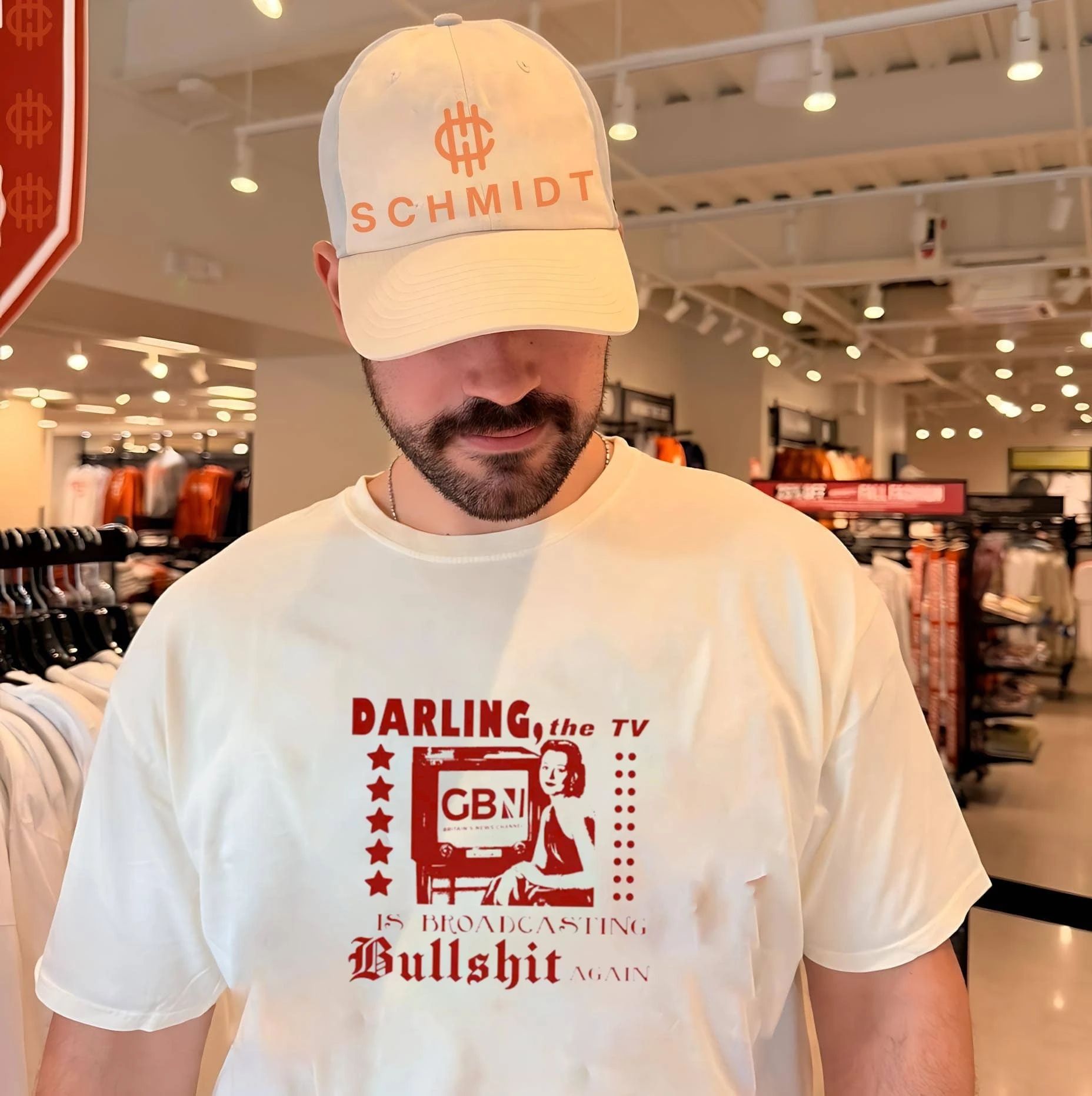 Darling the TV Is Broadcasting Bullshit Again GBN Britain’s News Channel shirt