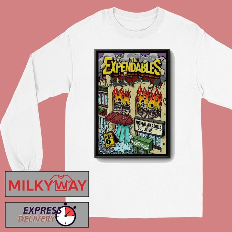 The Expendables In Santa Cruz CA On Dec 6 2025 Poster shirt