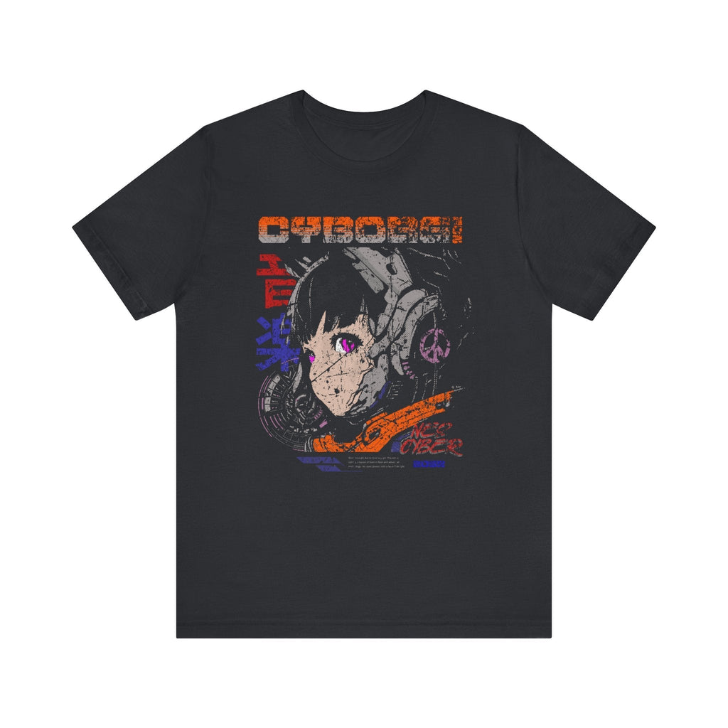 Vintage CYBORG . Retro Graphic Tee. Manga Anime Lovers Tee.