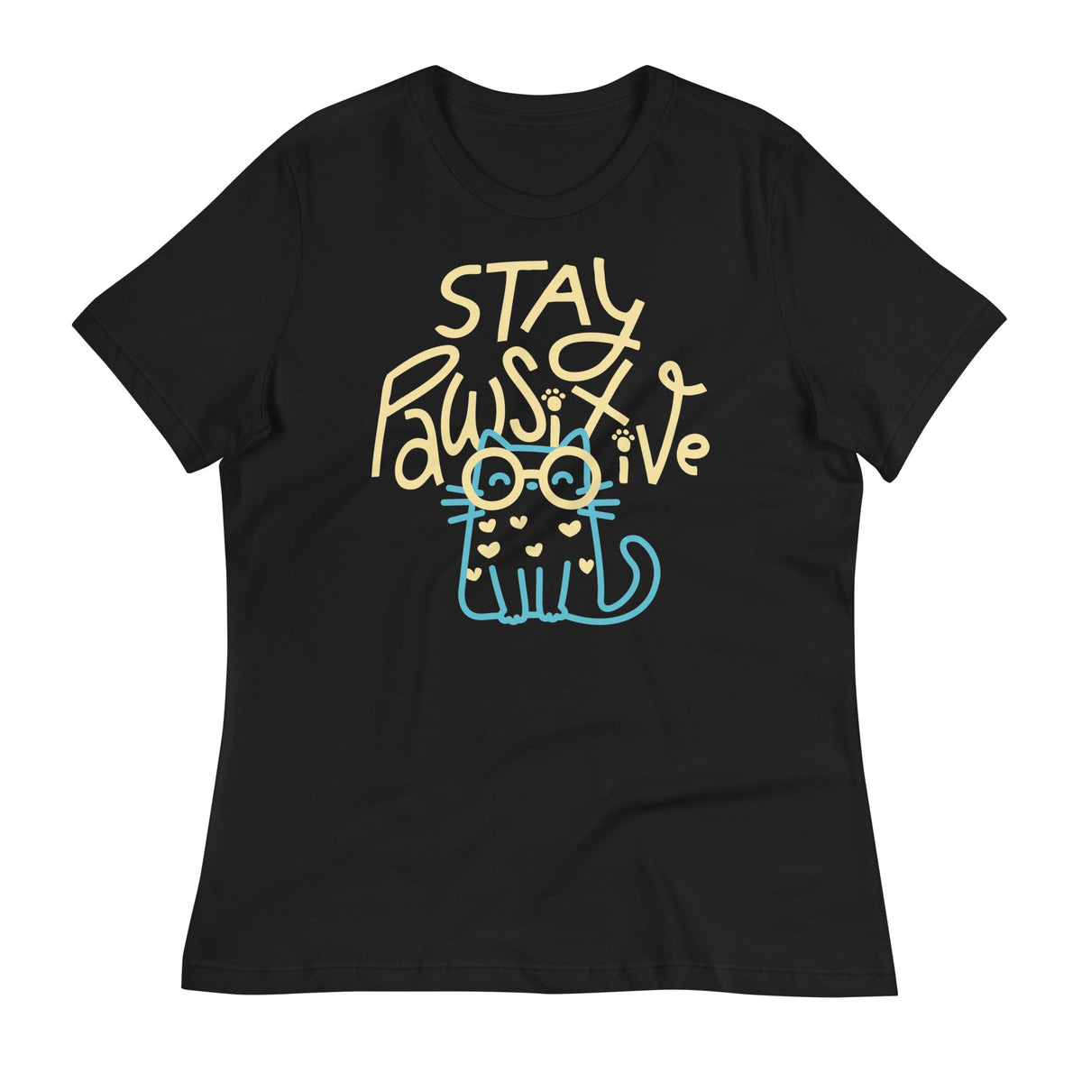 Stay Pawsitive Women's Signature Tee