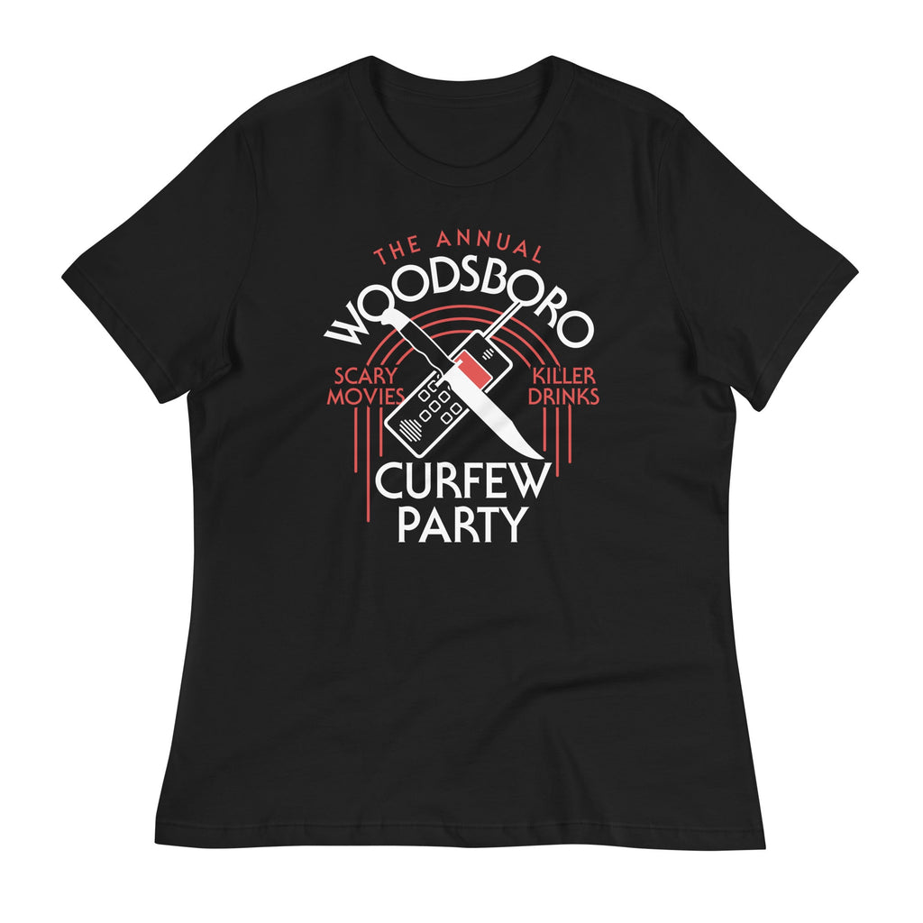 Woodsboro Curfew Party Women's Signature Tee