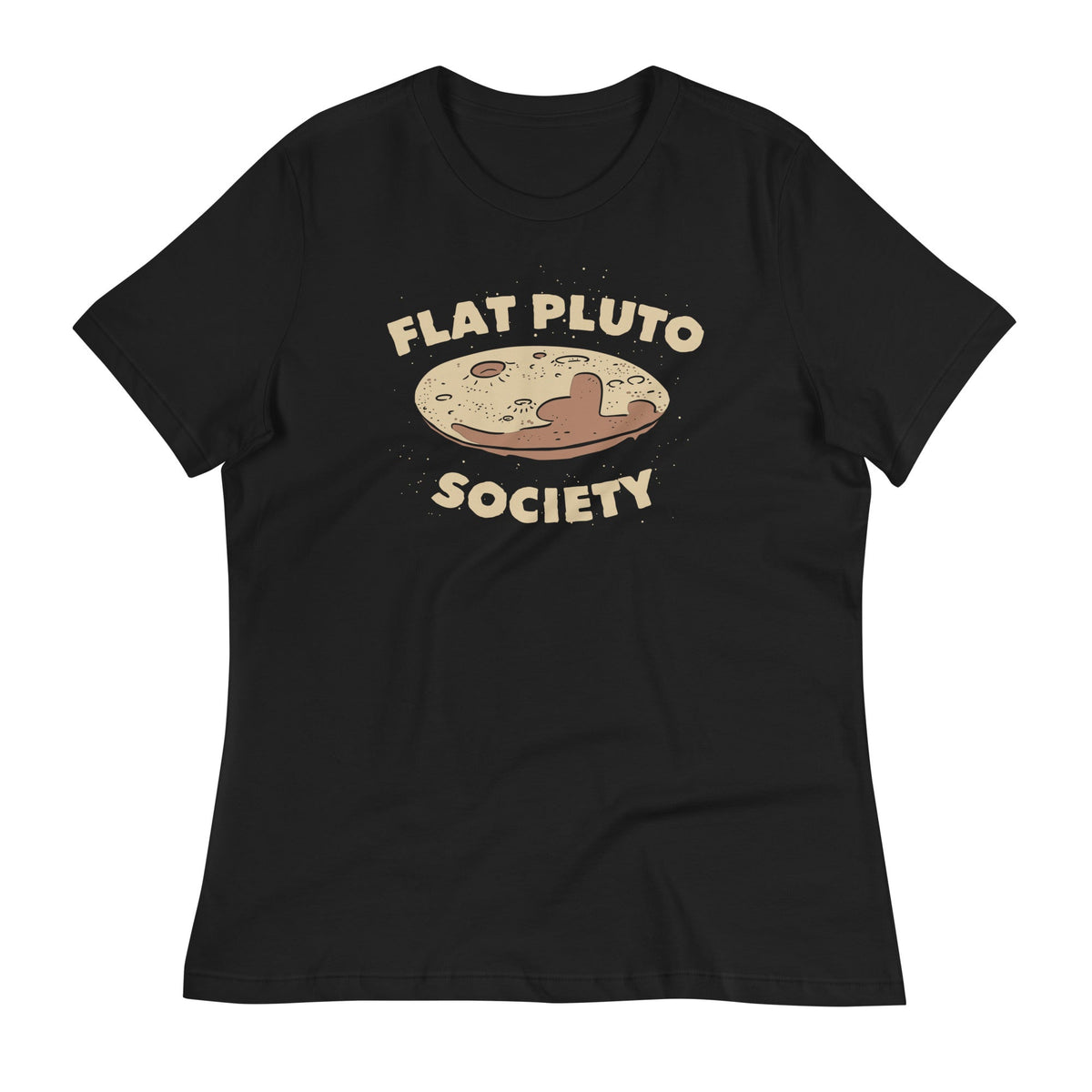 Flat Pluto Society Women's Signature Tee