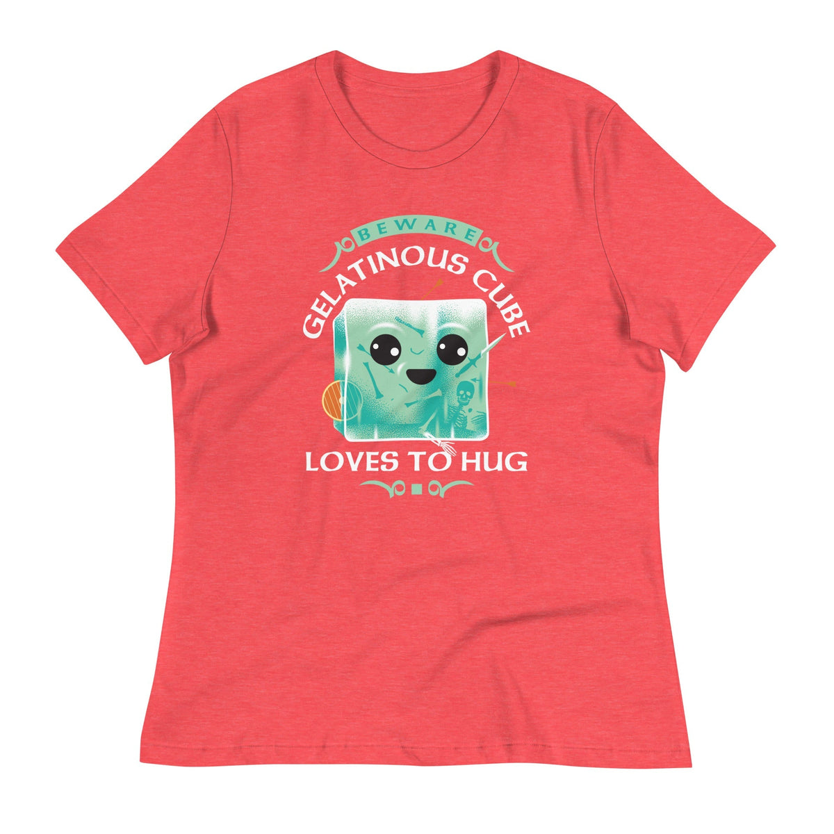 Gelatinous Cube Loves To Hug Women's Signature Tee
