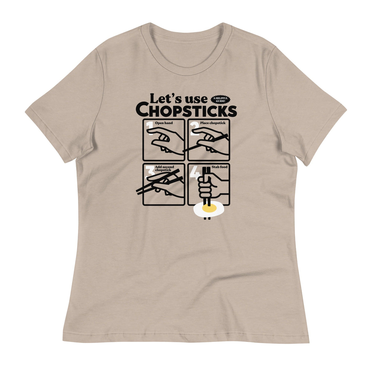 Let's Use Chopsticks Women's Signature Tee
