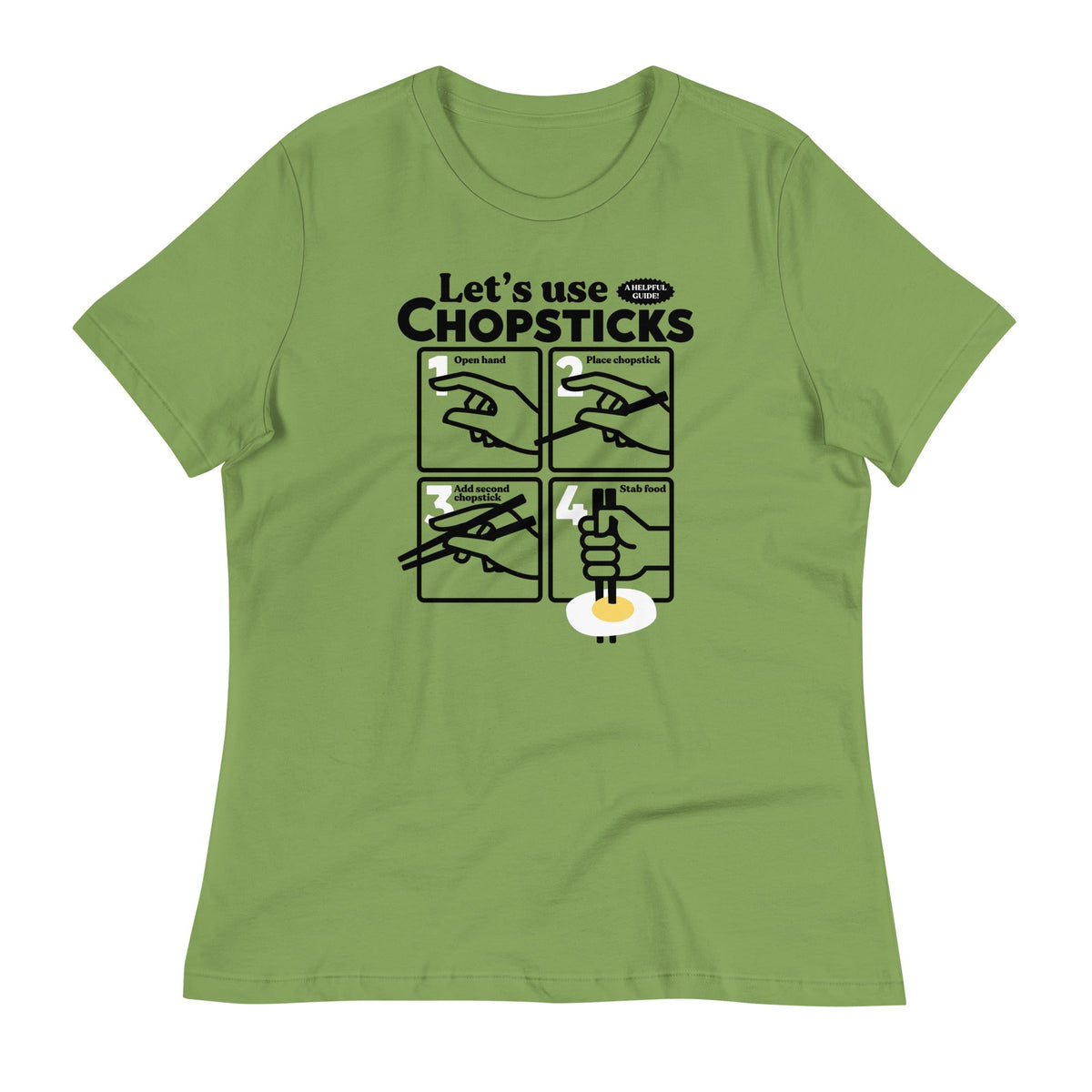 Let's Use Chopsticks Women's Signature Tee
