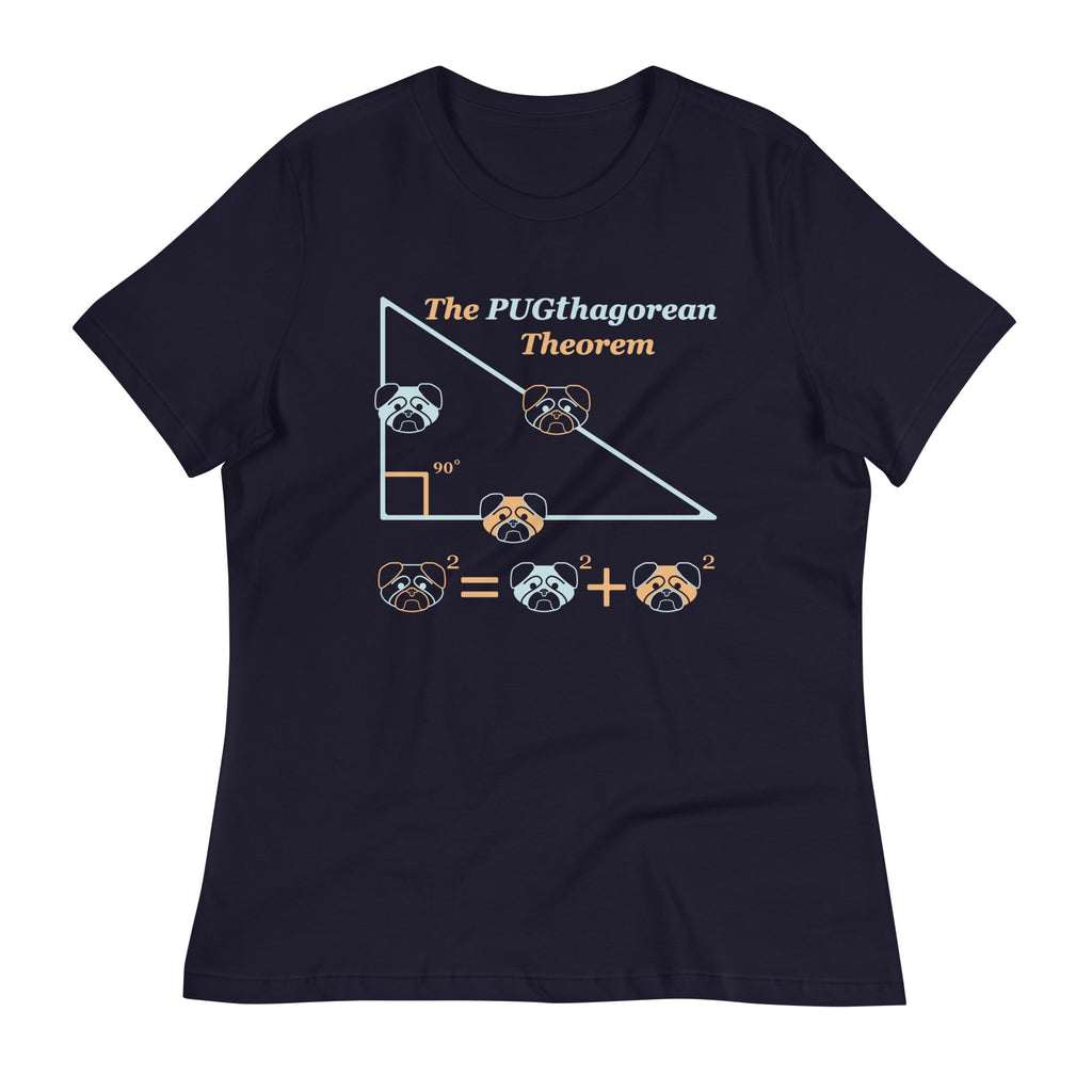Pugthagorean Theorem Women's Signature Tee
