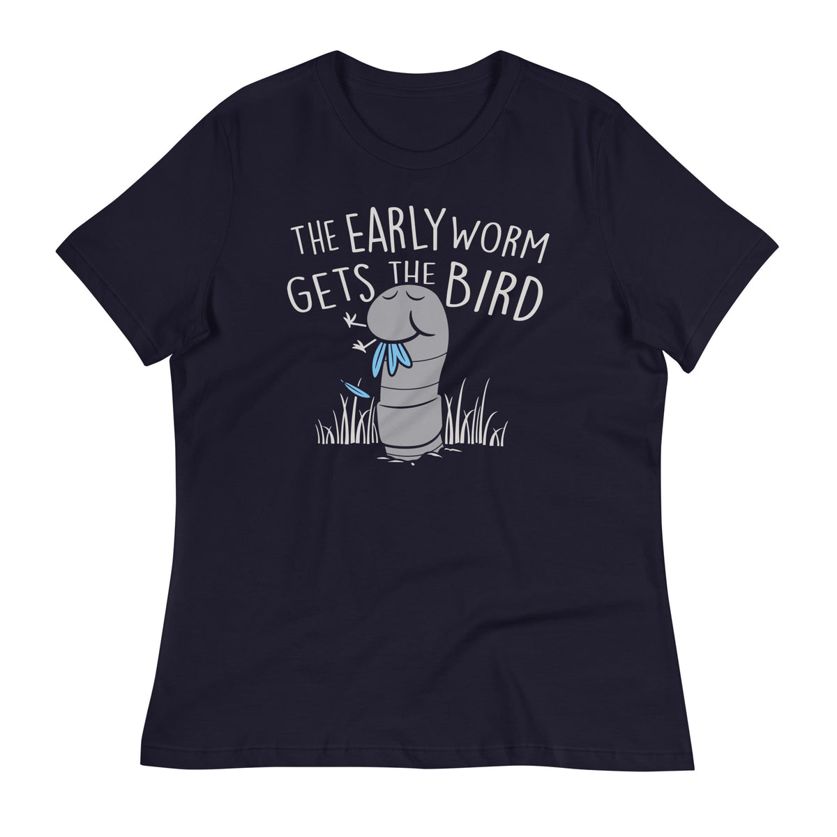 The Early Worm Gets The Bird Women's Signature Tee