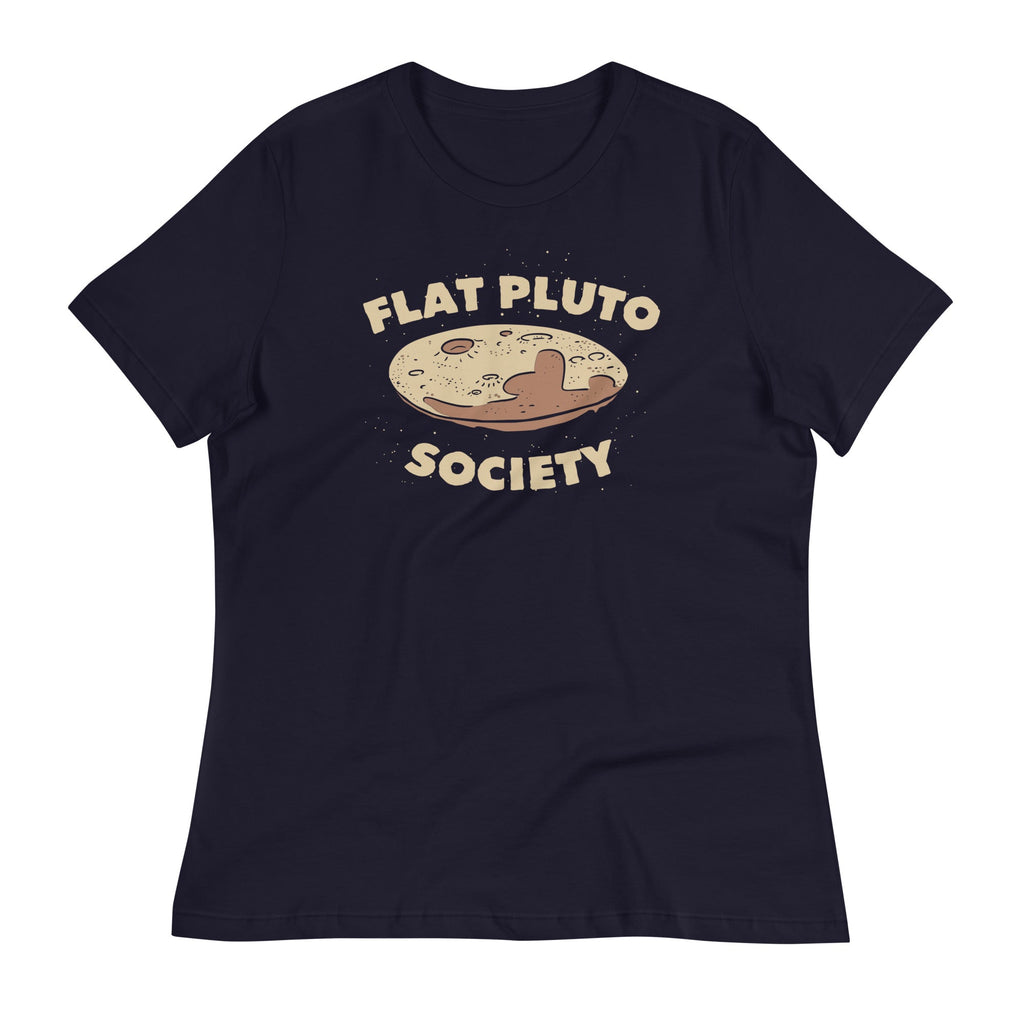 Flat Pluto Society Women's Signature Tee