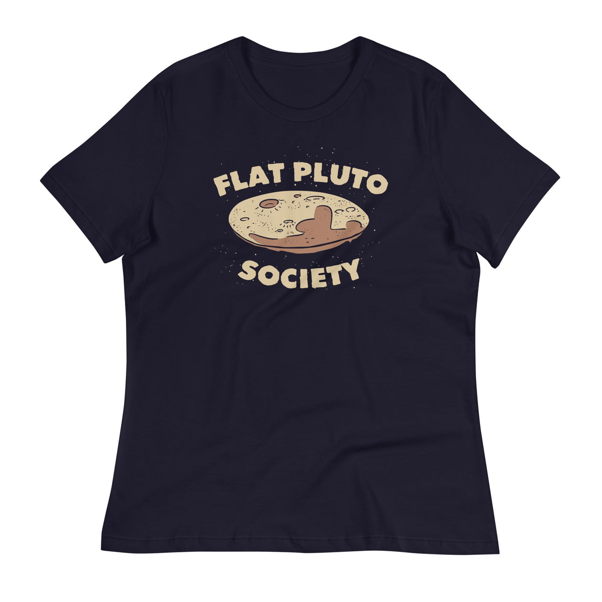 Flat Pluto Society Women's Signature Tee