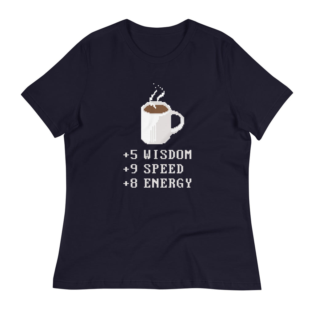 Coffee Plus To Stats Women's Signature Tee