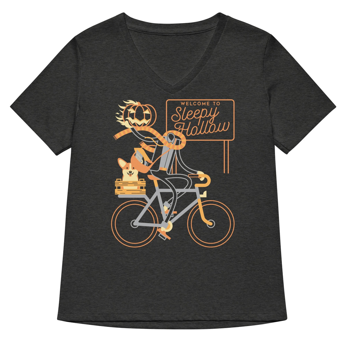 Welcome To Sleepy Hollow Women's V-Neck Tee