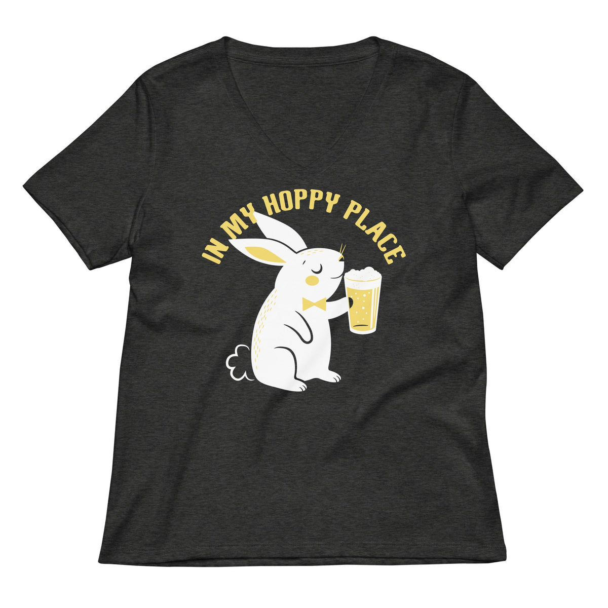 In My Hoppy Place Women's V-Neck Tee