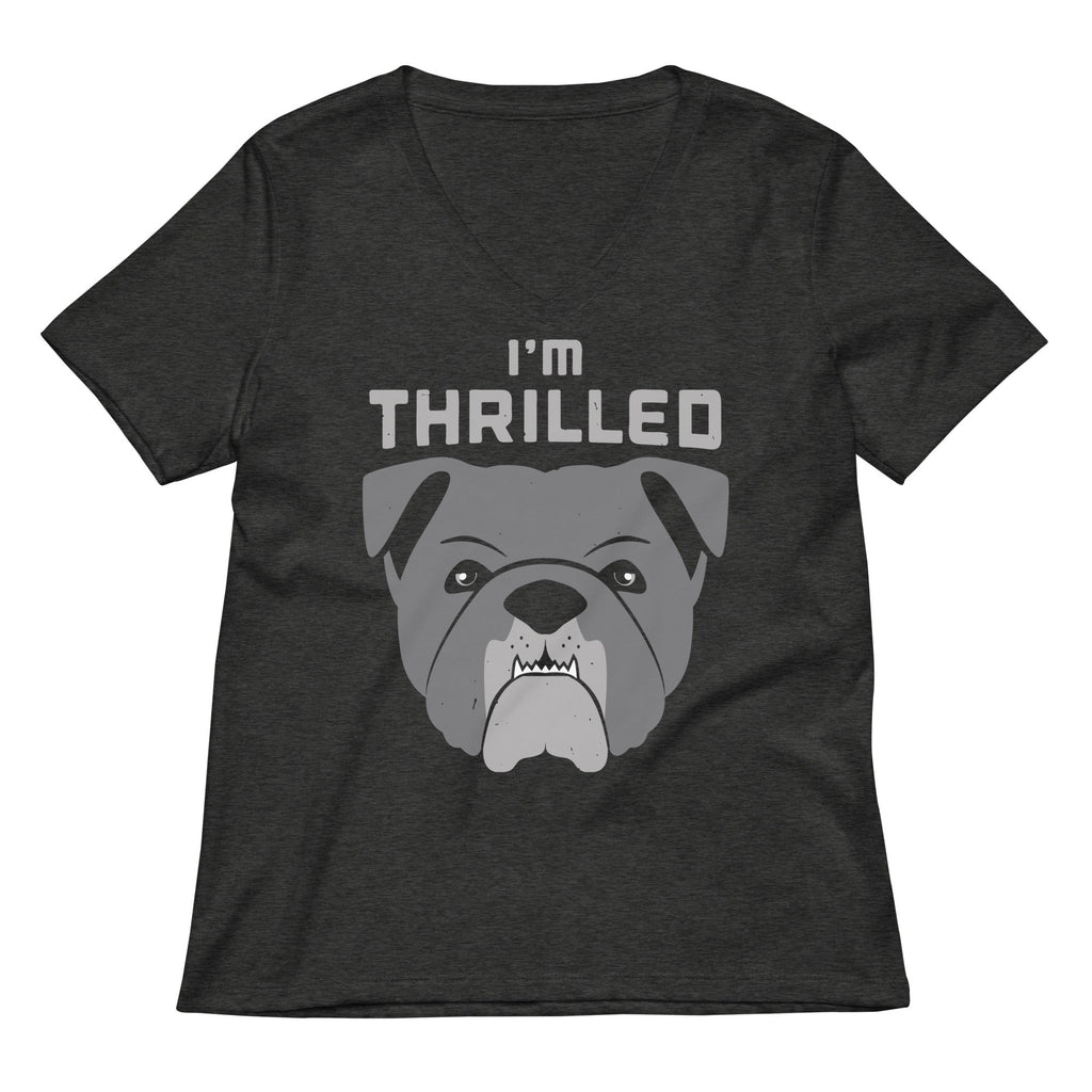 I'm Thrilled Women's V-Neck Tee
