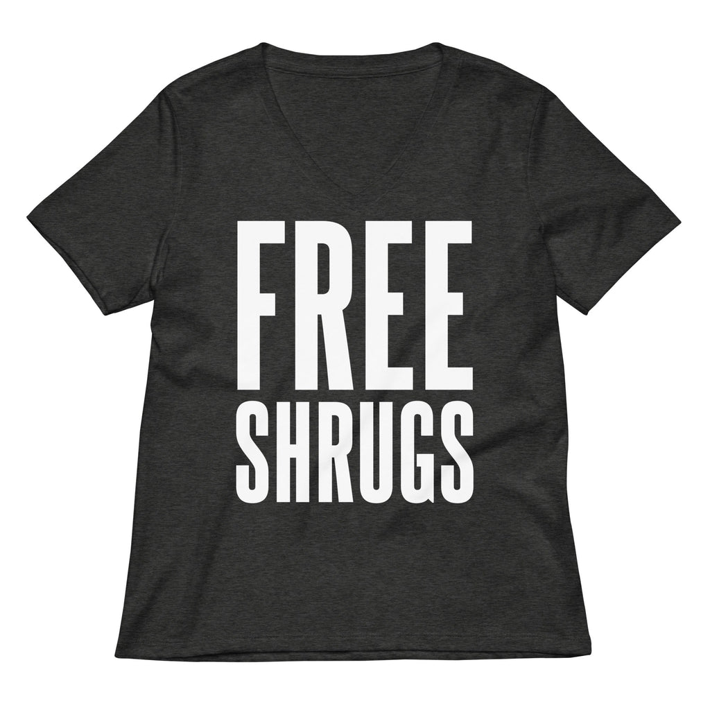 Free Shrugs Women's V-Neck Tee