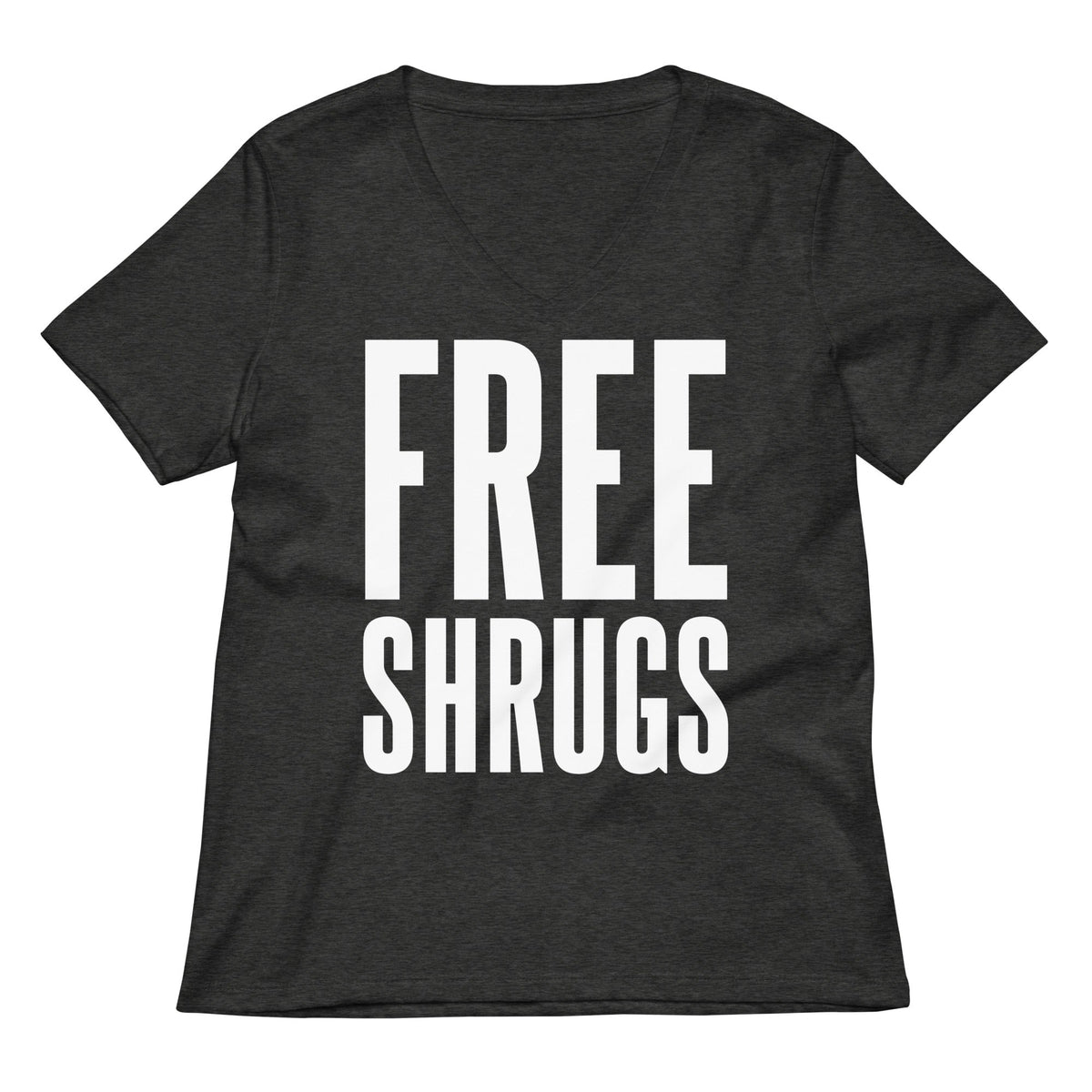 Free Shrugs Women's V-Neck Tee
