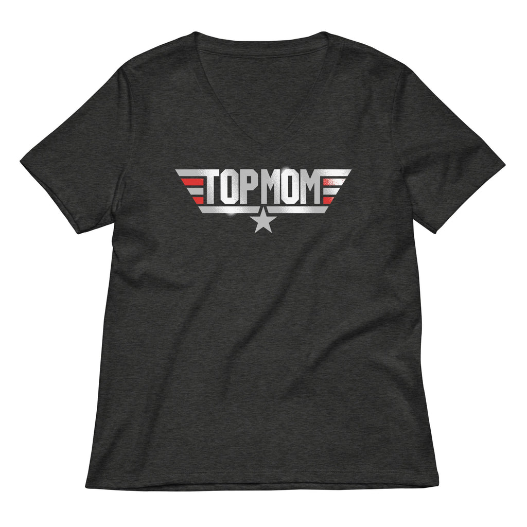 Top Mom Women's V-Neck Tee
