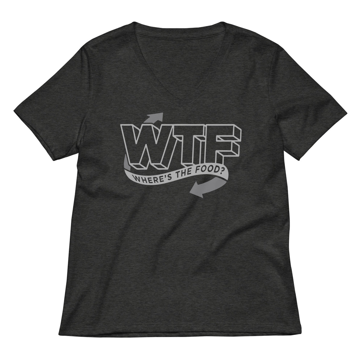 Where's The Food? Women's V-Neck Tee