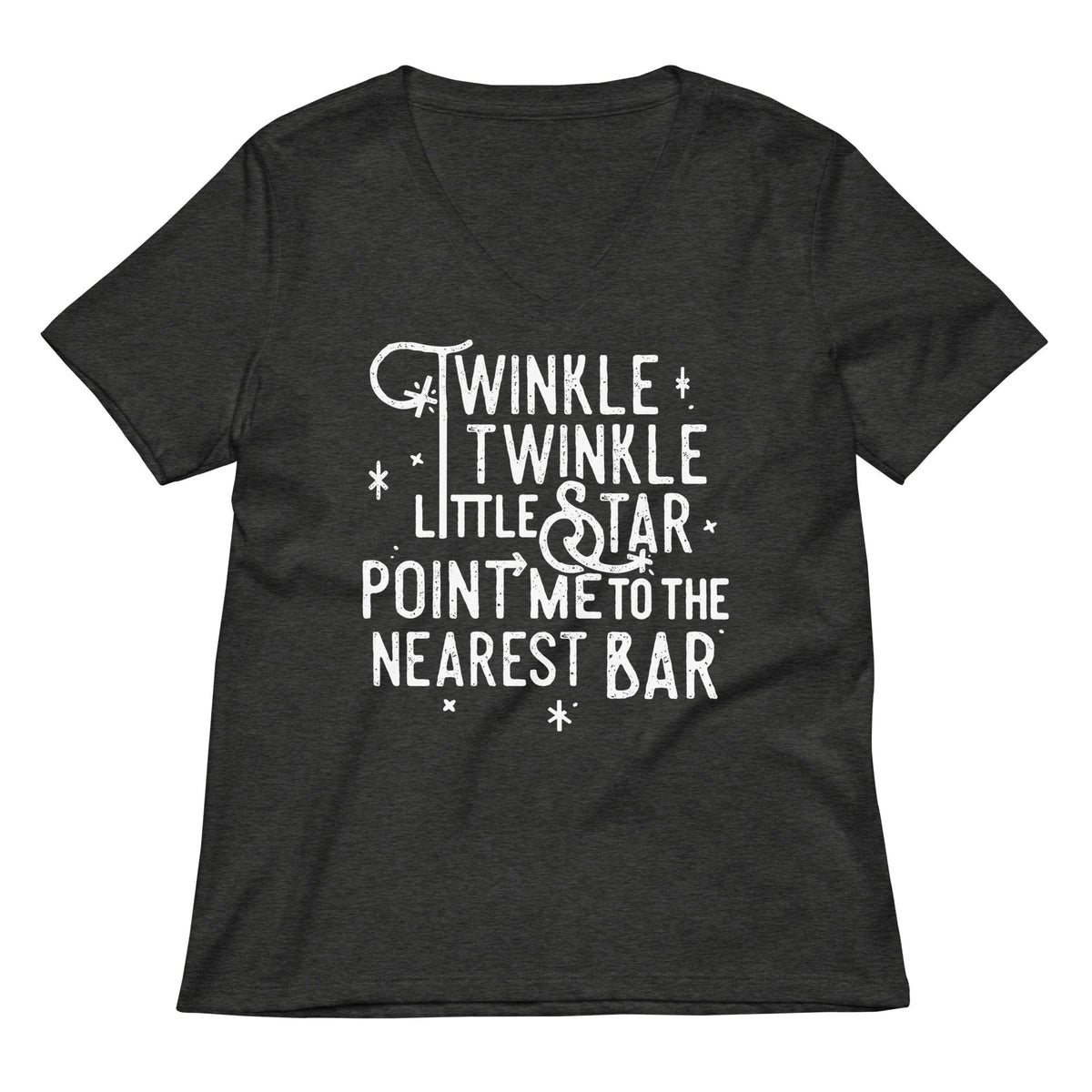 Point Me To The Nearest Bar Women's V-Neck Tee