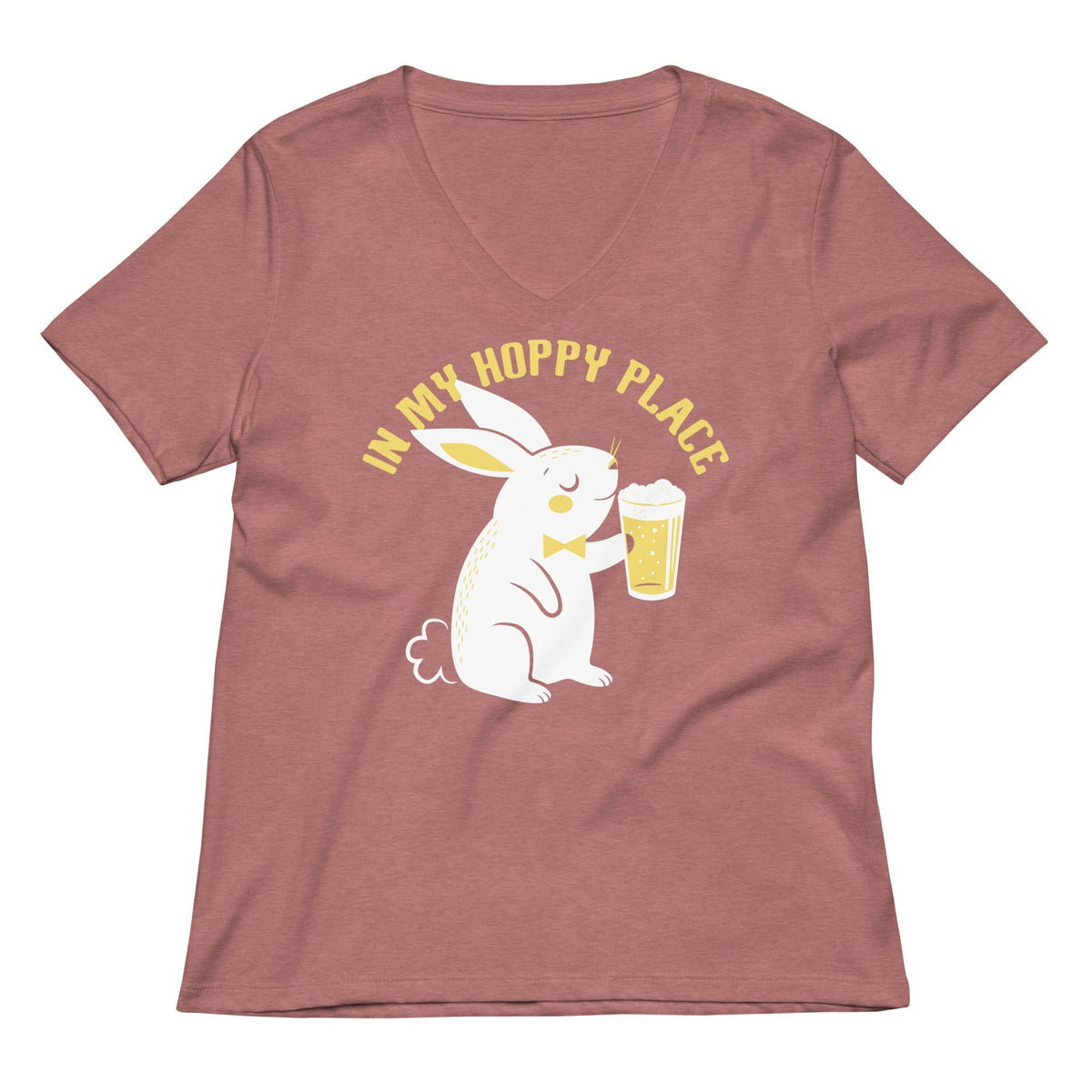 In My Hoppy Place Women's V-Neck Tee