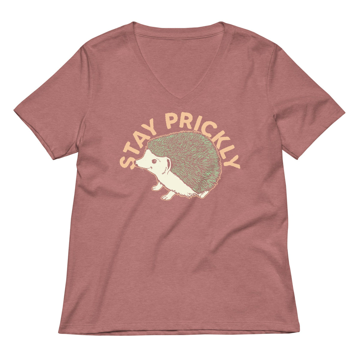 Stay Prickly Women's V-Neck Tee
