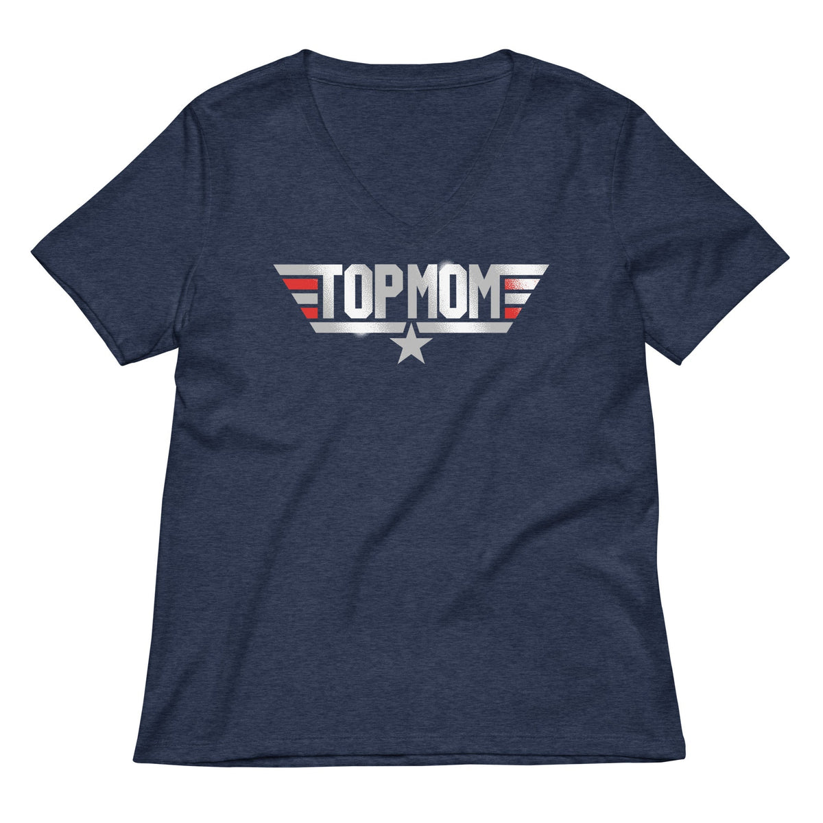 Top Mom Women's V-Neck Tee