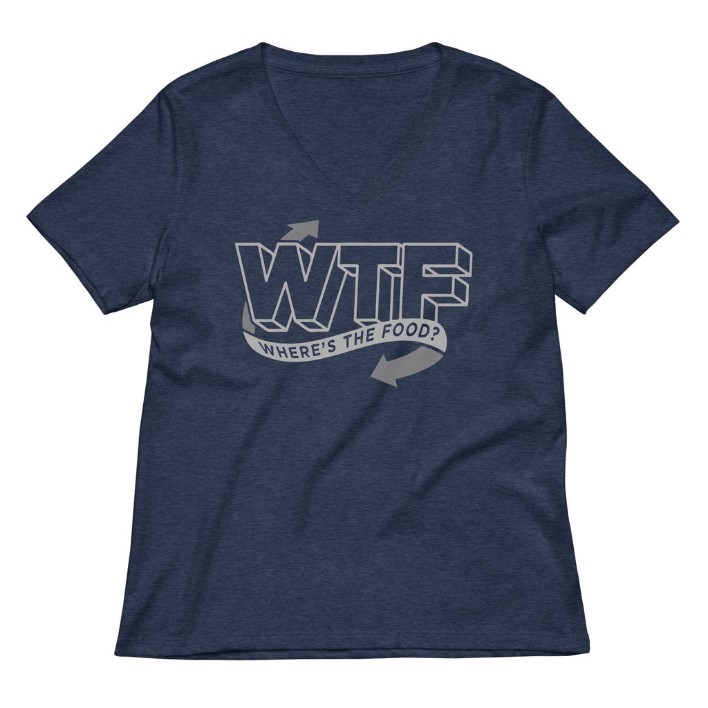 Where's The Food? Women's V-Neck Tee