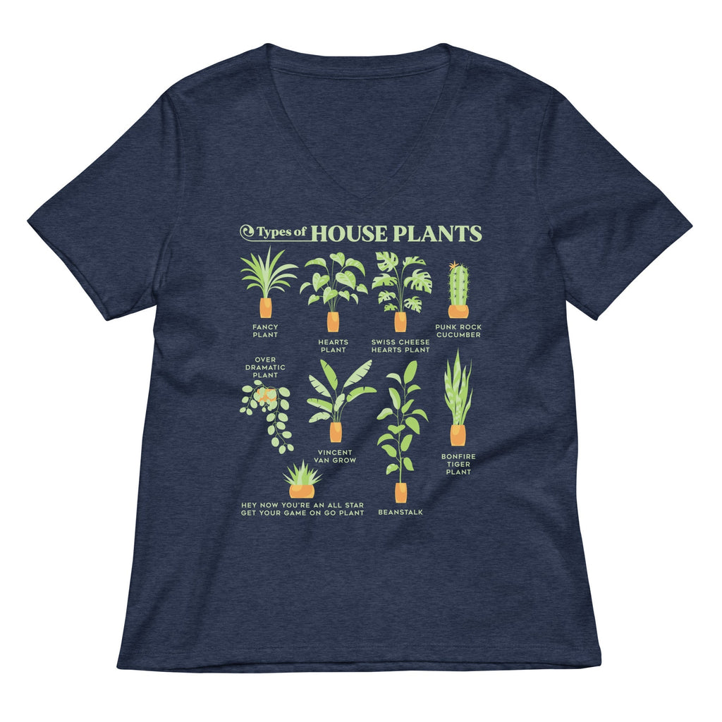 Types Of House Plants Women's V-Neck Tee