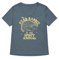 The Stab Rabbit Is My Spirit Animal Women's V-Neck Tee