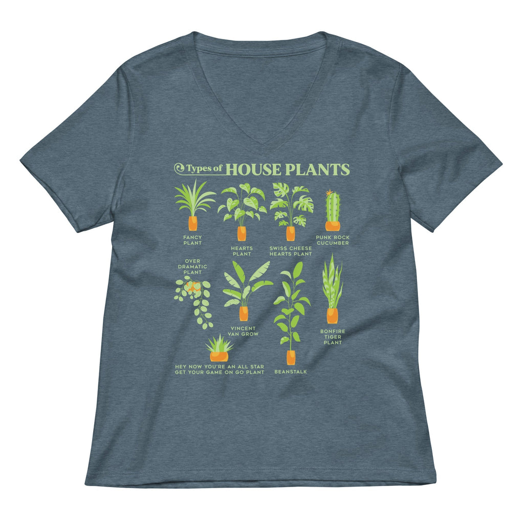 Types Of House Plants Women's V-Neck Tee