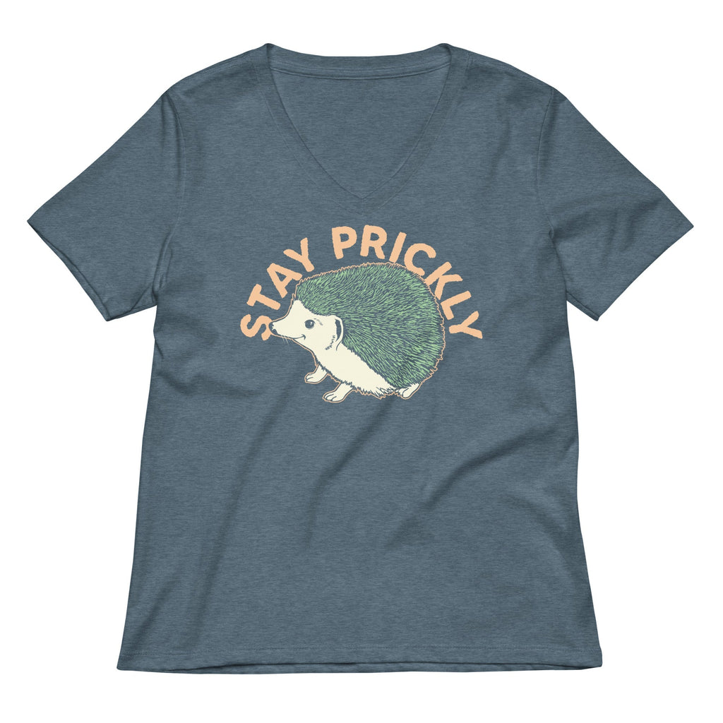 Stay Prickly Women's V-Neck Tee