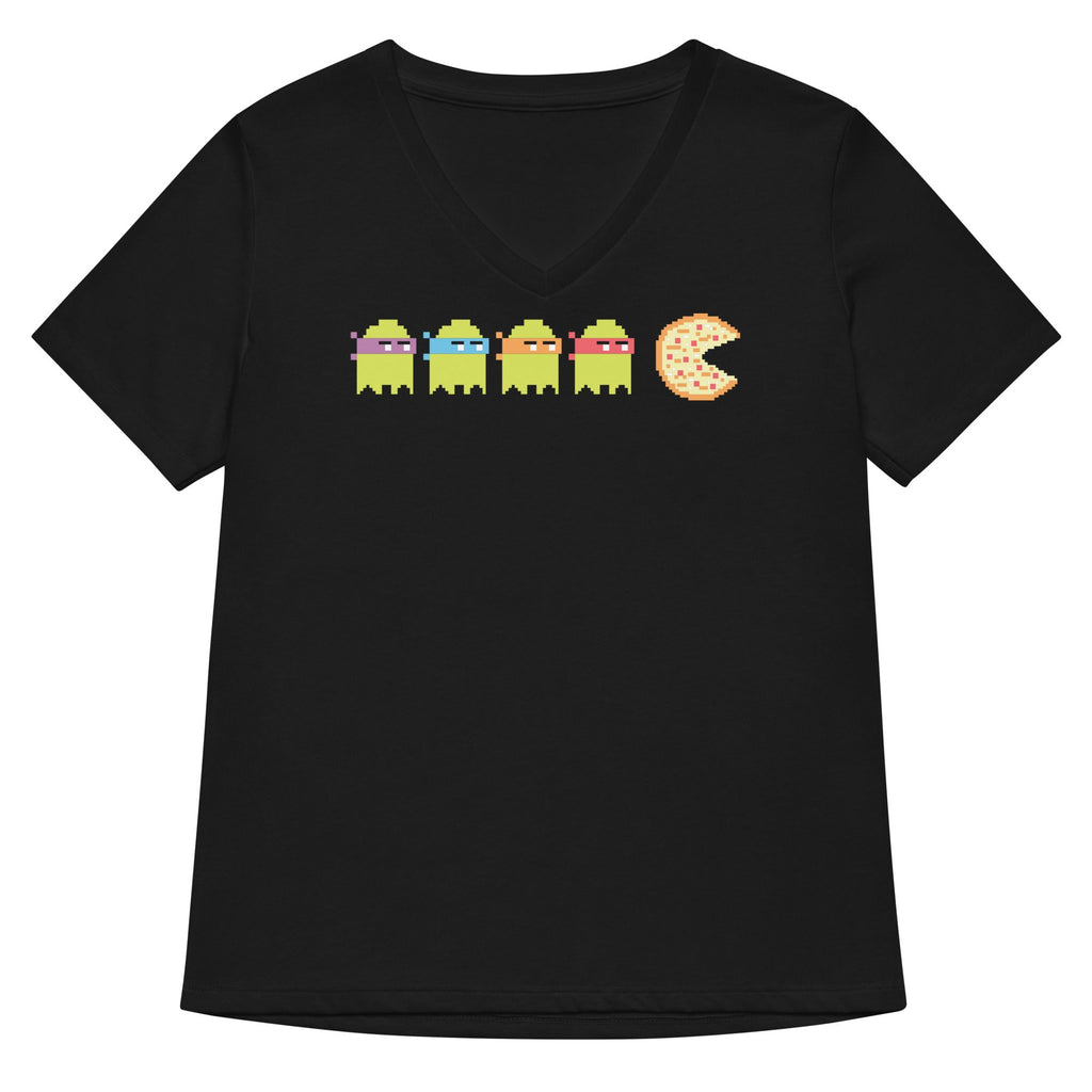 Teenage Mutant Ninja Ghosts Women's V-Neck Tee