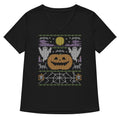 Ugly Halloween Sweater Women's V-Neck Tee