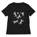 Wolves In Space Women's V-Neck Tee