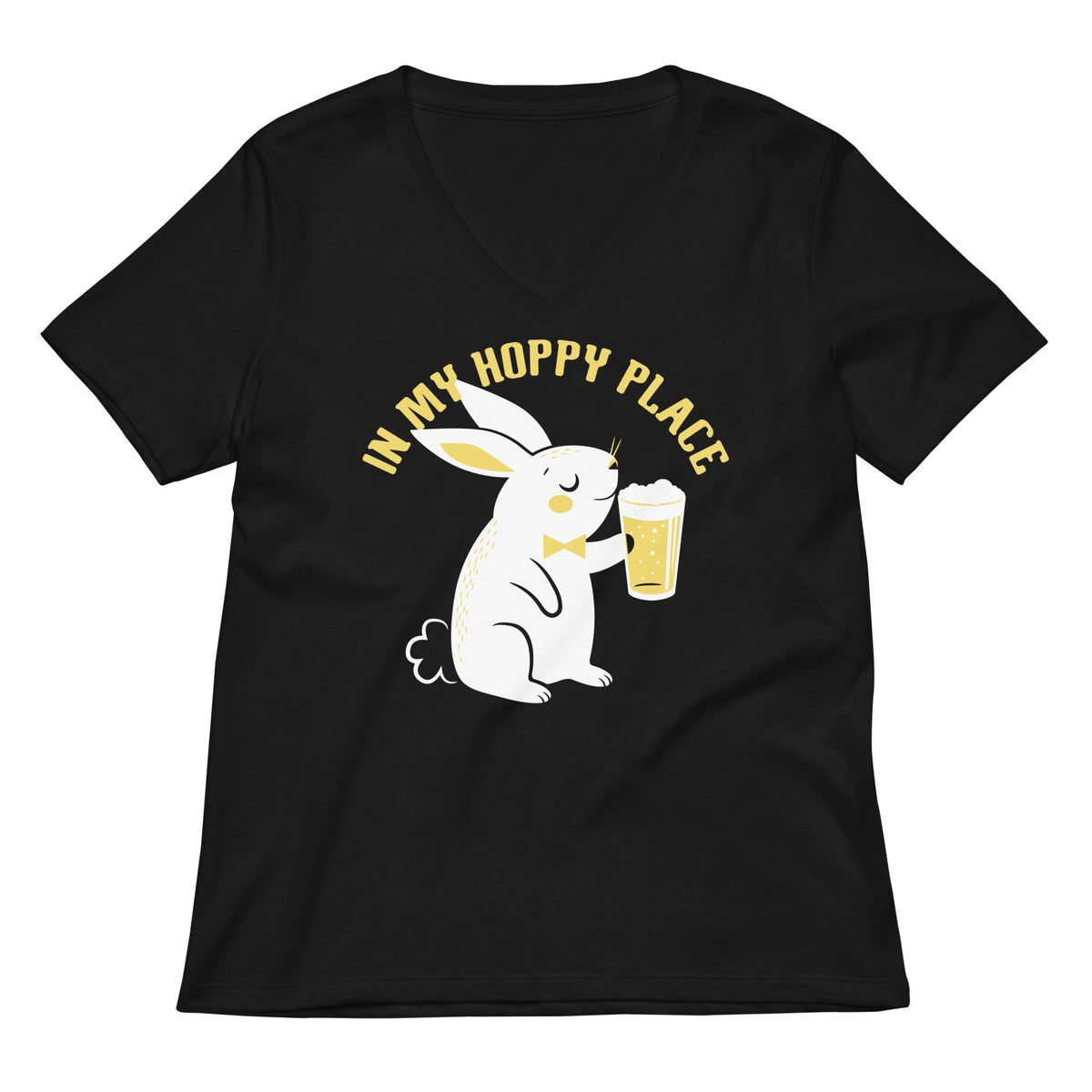 In My Hoppy Place Women's V-Neck Tee
