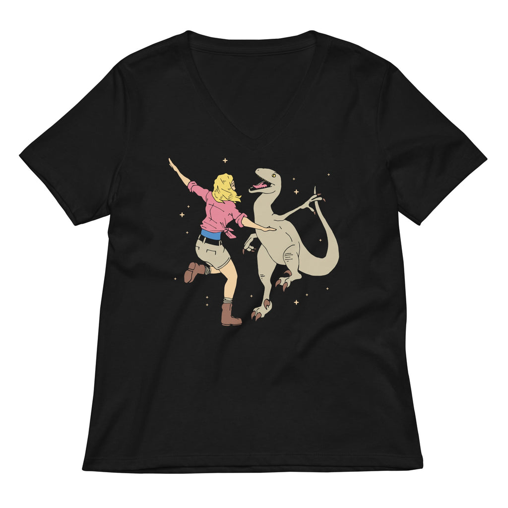 Park Of Stars Women's V-Neck Tee