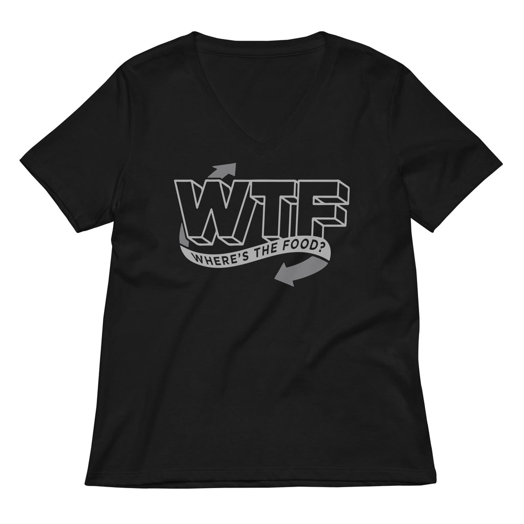 Where's The Food? Women's V-Neck Tee