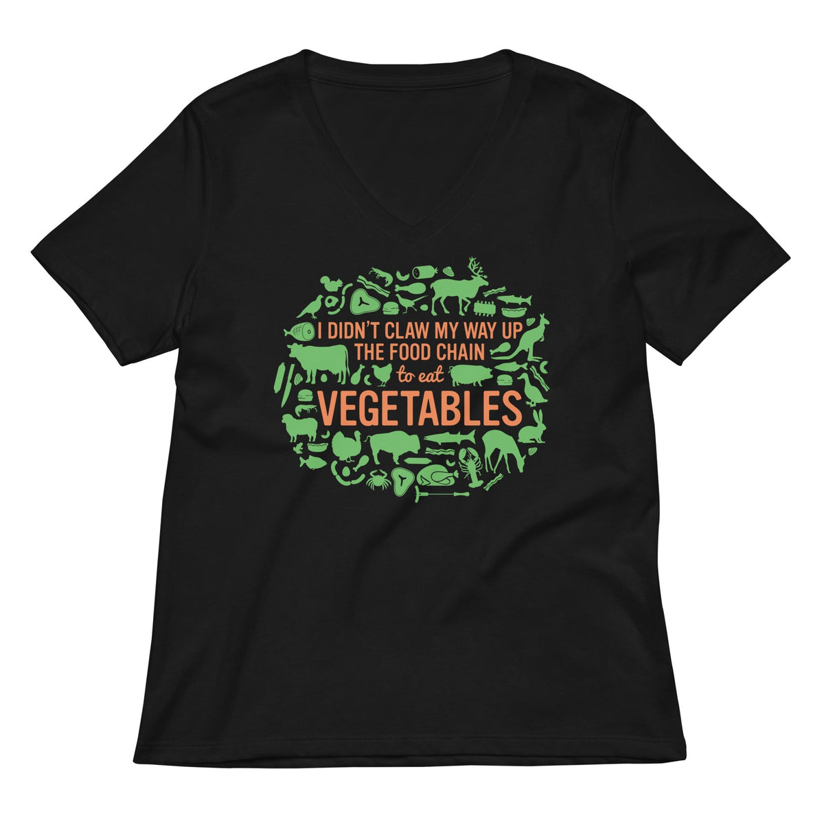 Top Of The Food Chain Women's V-Neck Tee