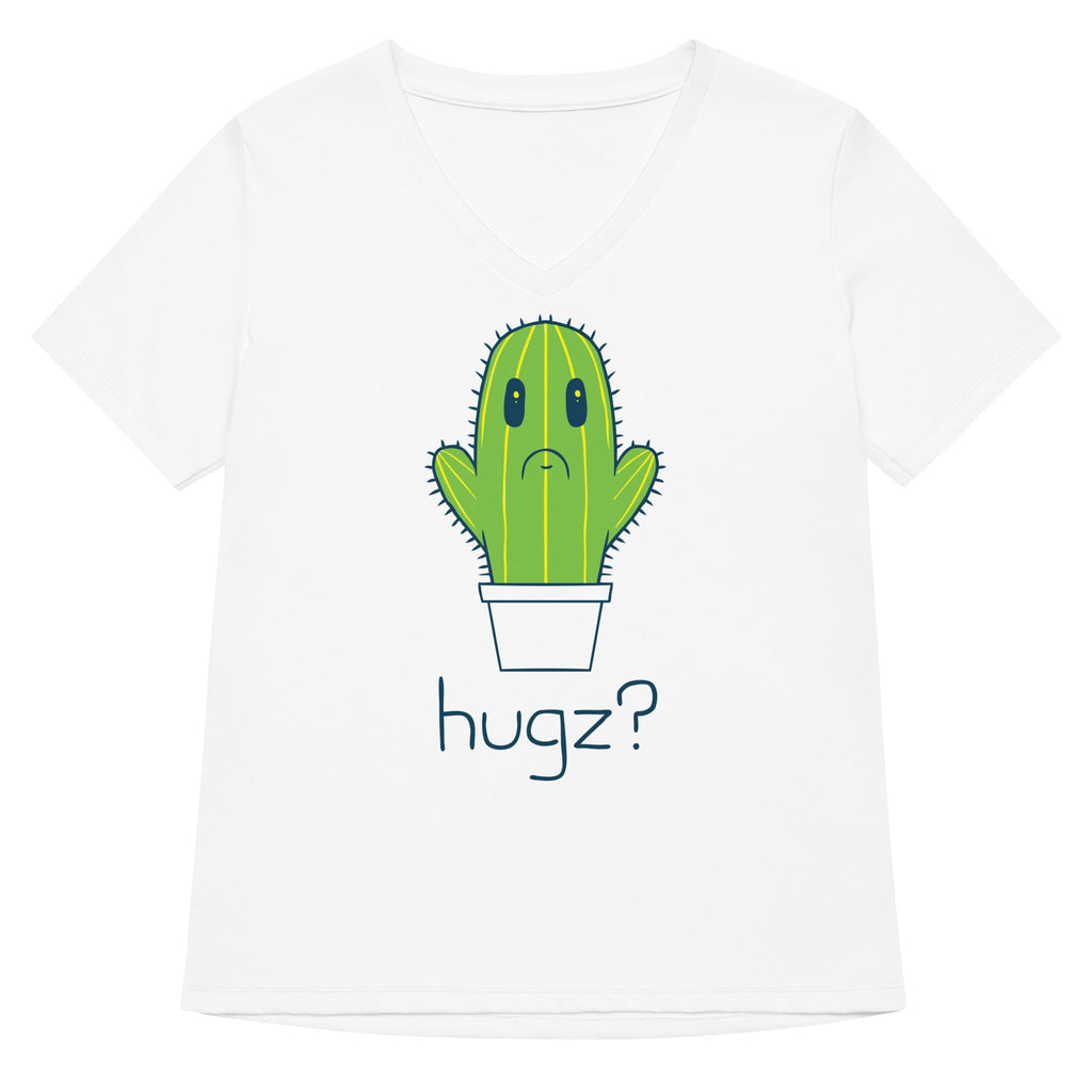 Hugz? Cactus Women's V-Neck Tee
