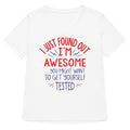 I'm Awesome, Get Yourself Tested Women's V-Neck Tee