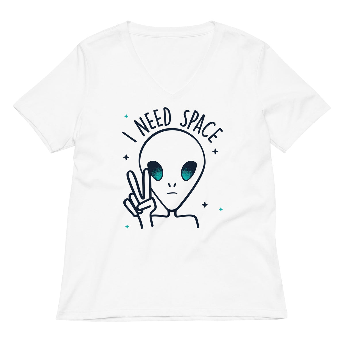 I Need Space Women's V-Neck Tee