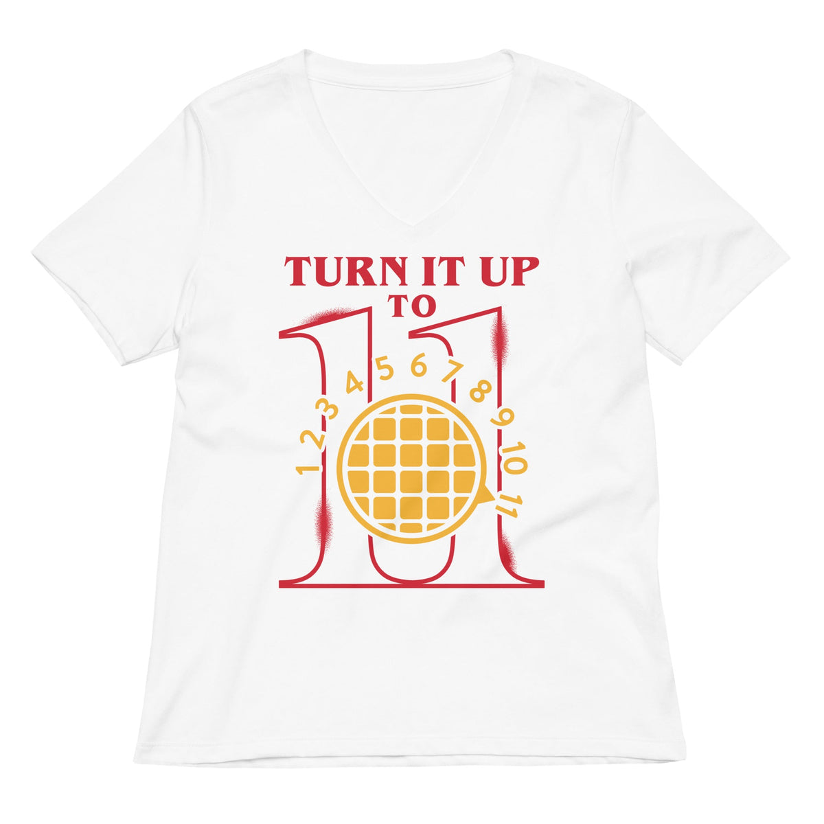 Turn It Up To 11 Women's V-Neck Tee