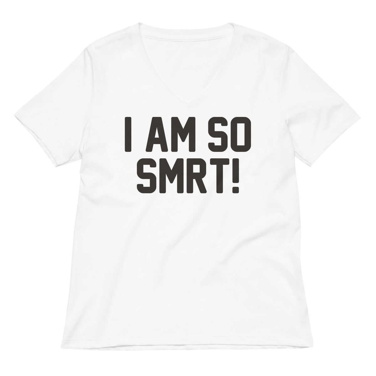 I Am So Smrt Women's V-Neck Tee