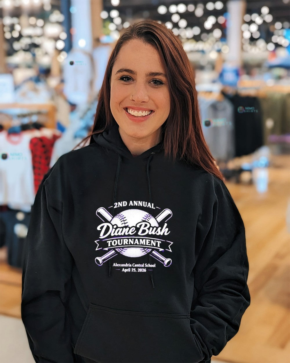 Alexandria Central School 2nd annual Diane Bush Tournament 2026 shirt