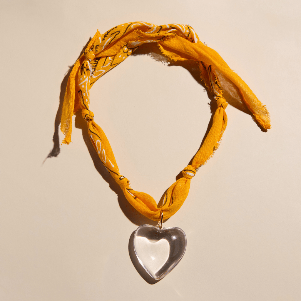 Yellow Bandana Necklace