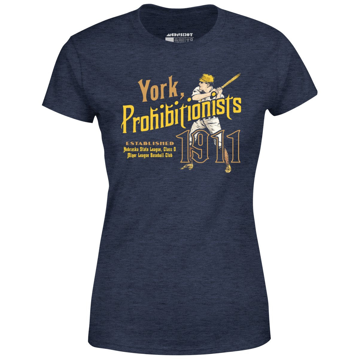 York Prohibitionists - Nebraska - Vintage Defunct Baseball Teams - Women's
