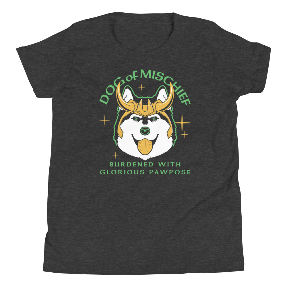 Dog Of Mischief Kid's Youth Tee