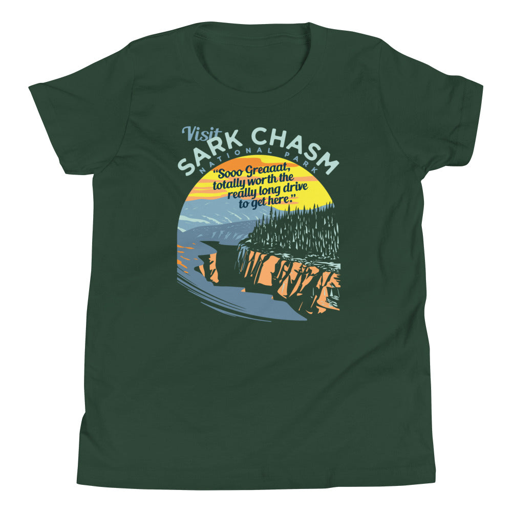 Visit Sark Chasm Kid's Youth Tee
