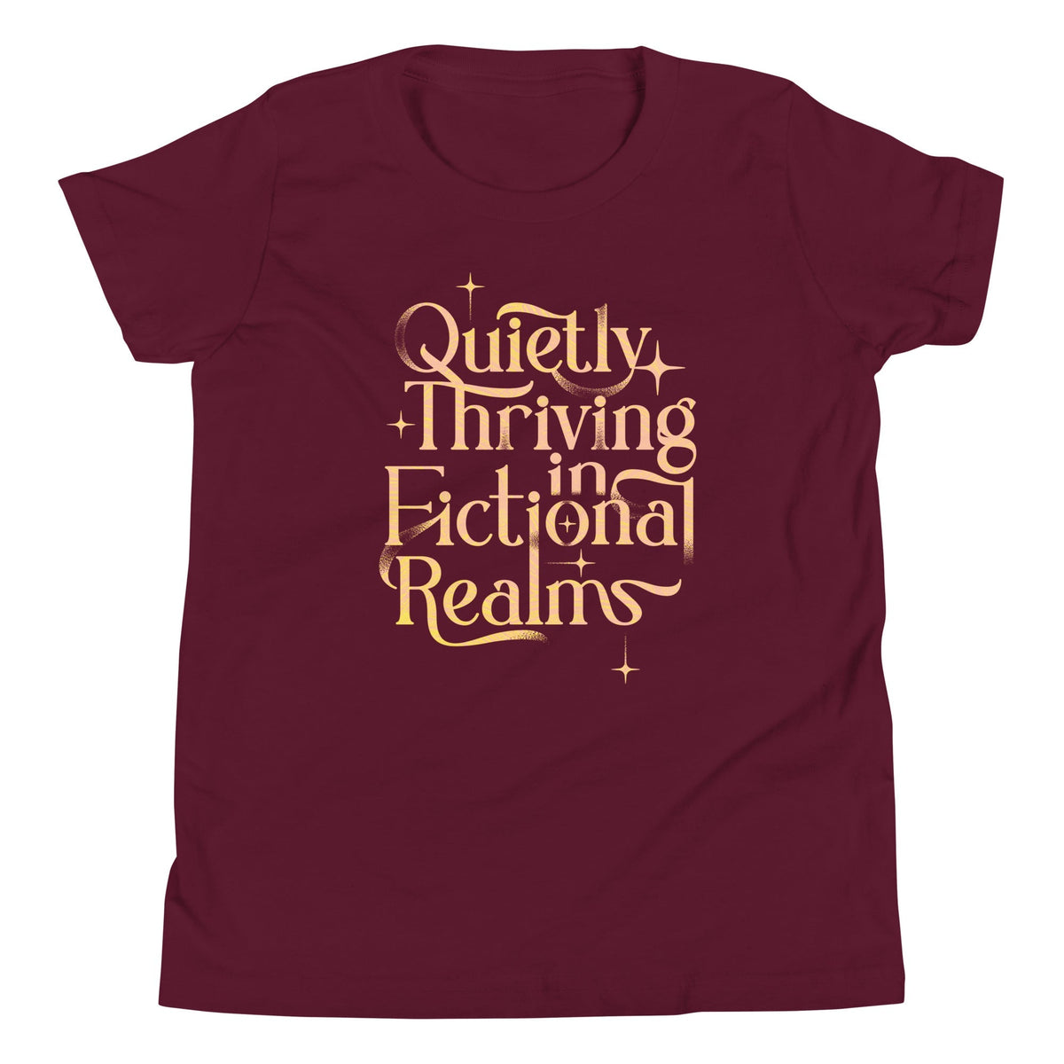 Quietly Thriving In Fictional Realms Kid's Youth Tee