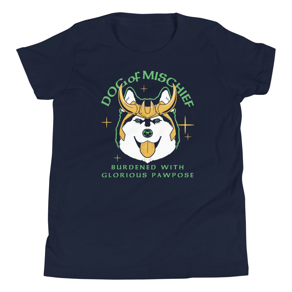 Dog Of Mischief Kid's Youth Tee