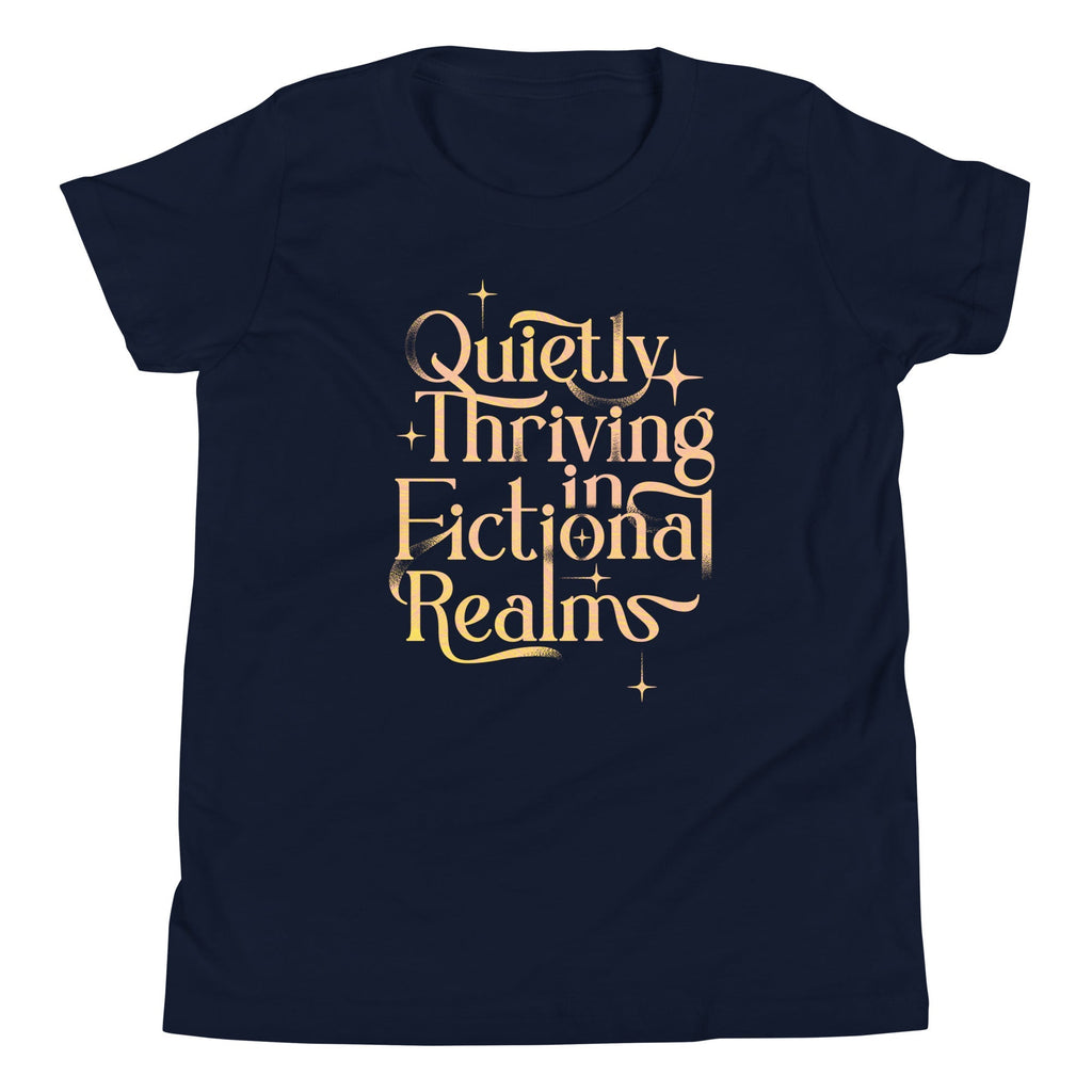 Quietly Thriving In Fictional Realms Kid's Youth Tee